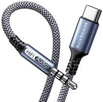 Cabo de áudio USB C para 3,5 mm BlueRigger 6FT para telefone e tablet
