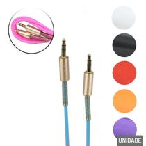 Cabo de Auxiliar P2xP2 1m Color - Tudo em Caixa Cabo de Auxiliar P2xP2 1m Color - Tudo em Caixa