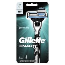 Cabo de barbear Gillette Mach3 com recarga de 1 lâmina Cabo de barbear Gillette Mach3 com recarga de 1 lâmina