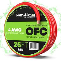 Cabo de bateria Amplificador AWG de calibre 4 (25 pés) para fiação automotiva Cabo de bateria Amplificador AWG de calibre 4 (25 pés) para fiação automotiva