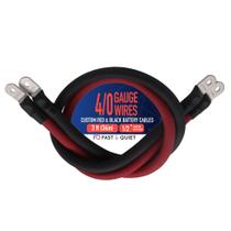 Cabo de Bateria Fast & Quiet 91 cm 4/0 AWG Terminais de 1/2" (2 unidades)