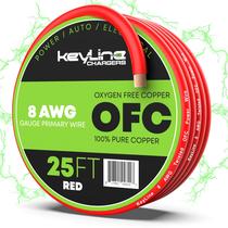 Cabo de bateria KeyLine Chargers AWG de calibre 8 (25 pés) para automóveis Cabo de bateria KeyLine Chargers AWG de calibre 8 (25 pés) para automóveis