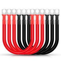 Cabo de Bateria Linkstyle 2 AWG (15cm) - Pacote com 6 Unidades Cabo de Bateria Linkstyle 2 AWG (15cm) - Pacote com 6 Unidades