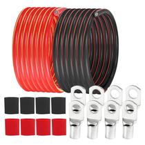 Cabo de Bateria SUNNAREPOON 2 AWG 1,5m Fio Revestido de Cobre Cabo de Bateria SUNNAREPOON 2 AWG 1,5m Fio Revestido de Cobre