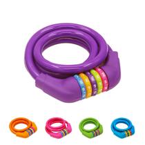 Cabo de bloqueio de bicicleta IDEALUX, combinação reinicializável de 5 dígitos, 120 cm