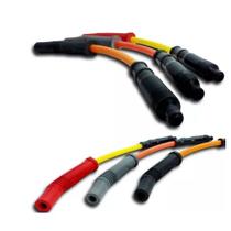 Cabo de bobina Racing Esportivo 10mm Cg titan Fan 150 160 + Cachimbo Vela Resistivo Siliconado