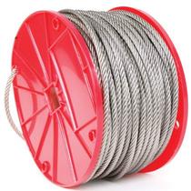 Cabo de cabo de aço Koch 3/16"x38m em aço inoxidável 381 kg de carga