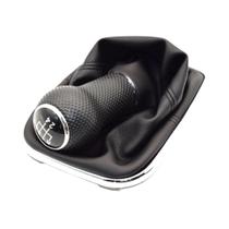 Cabo De Câmbio Manual De 5 Velocidades Em Couro Preto Para Volkswagen Golf MK4 GTI R32 Bora Jetta