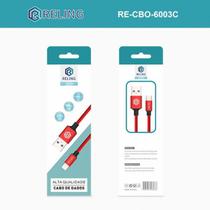 Cabo De Carga e Transferência de Dados Tipo C Alta Qualidade 2.4A Reling