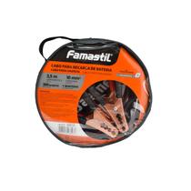 Cabo De Carga Para Bateria Famastil 3,5 m Automotivo, Ideal Para Partida De Emergência De Veículos Leves com Garras Resistentes