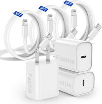 Cabo de carregador rápido USB-C para Lightning de 1 m para iPhone 14 branco