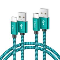 Cabo de carregador USB tipo C Basesailor, pacote com 2 m para Samsung Cabo de carregador USB tipo C Basesailor, pacote com 2 m para Samsung