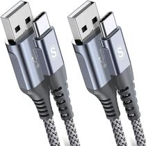 Cabo de carregador USB tipo C, pacote com 2, 0,5 m para iPhone 16 15 Cabo de carregador USB tipo C, pacote com 2, 0,5 m para iPhone 16 15