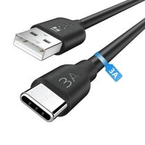 Cabo De Carregamento 1Hora Usb 2.0 A/C 3A Macho 1M Preto