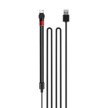 Cabo de Carregamento 3 em 1 com Suporte Universal - Tipo C, Carregamento Rápido