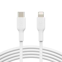 Cabo de carregamento Belkin BoostCharge USB C para Lightning 1m branco