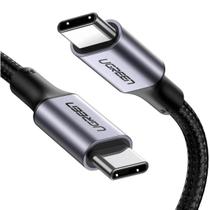 Cabo de Carregamento e Dados USBC de 1,5 metro 100W 5A 480Mbps Ugreen US316