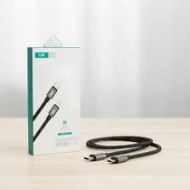 Cabo De Carregamento E Transferência De Dados USB Tipo C E USB Tipo C FAM FCA-2201 1.2M Preto. Cabo De Carregamento E Transferência De Dados USB Tipo C E USB Tipo C FAM FCA-2201 1.2M Preto.