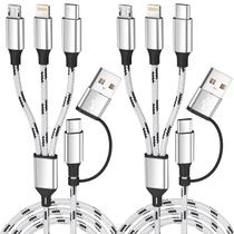 Cabo de carregamento Firsting Travel Essentials 5 em 1 de nylon de 5 pés