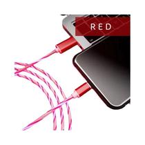 Cabo De Carregamento LED Brilhante Micro USB Tipo C Para Samsung Xiaomi iPhone 14 13
