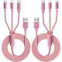 Cabo de carregamento MPATIBY 3 em 1 USB Tipo C/IP/Micro 1,2 m