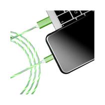 Cabo De Carregamento Rápido 2.4A Com Luz LED Tipo C Micro USB Para iPhone 14 13 pro Max Samsung Cabo De Carregamento Rápido 2.4A Com Luz LED Tipo C Micro USB Para iPhone 14 13 pro Max Samsung