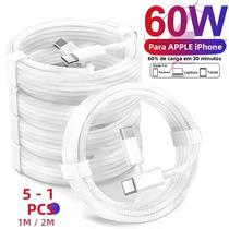Cabo De Carregamento Rápido PD Tipo C Para Tipo C De 60W Para iPhone 15 16 pro Max Xiaomi Samsung