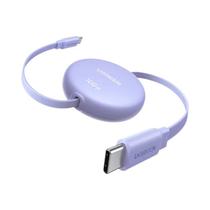 Cabo De Carregamento Rápido Retrátil USB-C Para USB-C 100W Para iPhone 17 16 Samsung UGREEN - Cabo