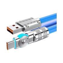 Cabo De Carregamento Rápido USB C 120W 6A 180 Graus NNBILI Para Samsung Xiaomi Huawei Poco 1m 1.5m