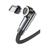 Cabo De Carregamento Rápido USB Tipo C De 2M, Carregador Magnético Rotativo 540, Cabo De Dados Para
