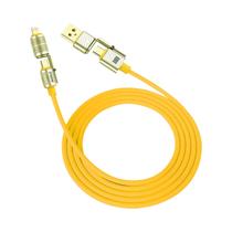 Cabo De Carregamento Rápido USB Tipo C Multi Portas 240W 5A 4 Em 1 Para iPhone Samsung Xiaomi