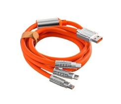 Cabo de Carregamento Rápido USB Universal 3 em 1 de 2 Metros