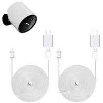 Cabo de carregamento Shyueda de 7,6 m à prova de intempéries para câmera SimpliSafe Cabo de carregamento Shyueda de 7,6 m à prova de intempéries para câmera SimpliSafe
