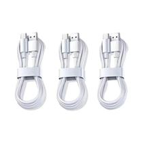 Cabo De Carregamento Super Rápido Tipo C 6A 100W 3PCS Para Samsung Huawei Xiaomi Redmi Quick Charge Cabo De Carregamento Super Rápido Tipo C 6A 100W 3PCS Para Samsung Huawei Xiaomi Redmi Quick Charge