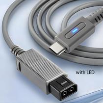 Cabo De Carregamento Tipo C De 1,8m 45W PD USB C Para Console Nintendo Wii Com LED