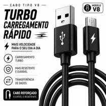 Cabo De Carregamento Turbo Tipo C Lightning V8 Reforçado Dados
