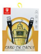 Cabo De Carregamento Type C Model:CA- 07C Preto - FAncy