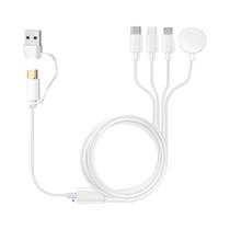 Cabo De Carregamento Universal 4 Em 2 Para iPhone 15 Tipo C Micro USB Sem Fio Apple iWatch Ultra SE