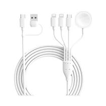 Cabo De Carregamento Universal 4 Em 2 USB-C Para Apple Watch iPhone 15 14 13 iWatch Series