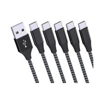 Cabo De Carregamento USB Tipo C 18W, Pacote Com 5 Unidades Para iPhone 16 15, Macbook, Samsung S21