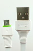 Cabo de Celular Kaidi para Android V8 2m Cor Branco