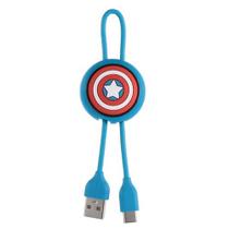 Cabo de Celular, Type-C, USB, Marvel, Capitão America