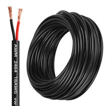 Cabo de cobre 18 AWG 2 condutores de 100 pés para lâmpada LED automática