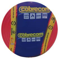 Cabo de Cobre Flexicom 750 Volts 10mm Vermelho com 100 Metros - 379580 - COBRECOM
