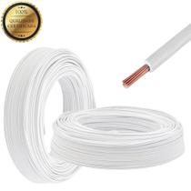 Cabo De Cobre Flexível Branco Alta Qualidade 2,5mm 10 Metros