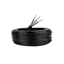 Cabo de comando preto 3x2,50 mm 50 metros Cabo de comando preto 3x2,50 mm 50 metros