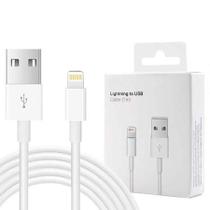 Cabo de compativel iPhone/iPad Lightning para USB (1 m) - X XR XS 11 12 13 14 15 Pro Max - Lenox