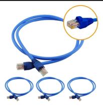 Cabo de computador cat6 c/RJ-45 CRIMPADO 0,5MT