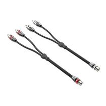 Cabo de conector divisor de adaptador RCA Y ROCKRIX 30,5 cm (pacote com 2)