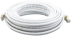 Cabo de Conexão CAT7 Triplett - 15m, SF/FTP, 26AWG, Branco